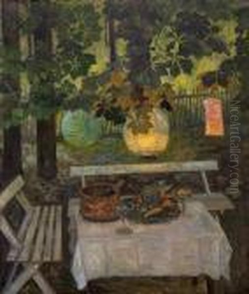 Still Life Oil Painting by Thorolf Holmboe