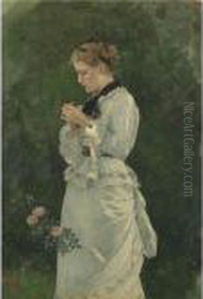 Portrait Of A Lady Oil Painting by Winslow Homer