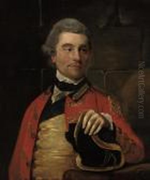 Portrait Of A Gentleman Oil Painting by Nathaniel Hone