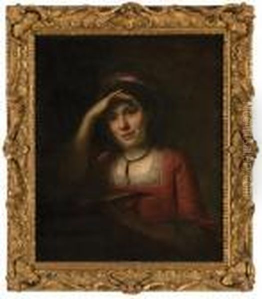 Portrait Of A Lady Oil Painting by Nathaniel Hone