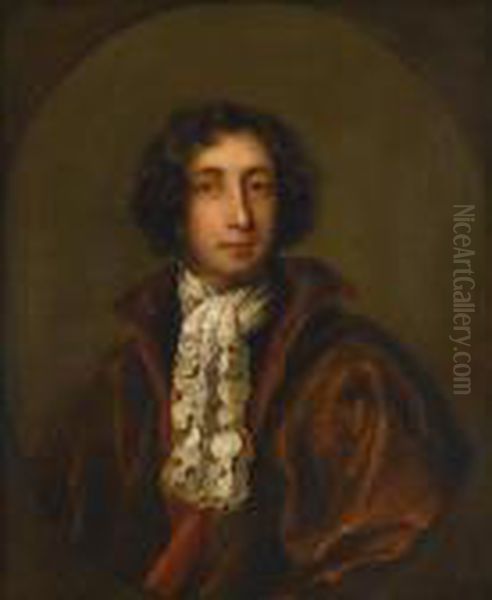 Portrait Of A Nobleman Oil Painting by Nathaniel Hone