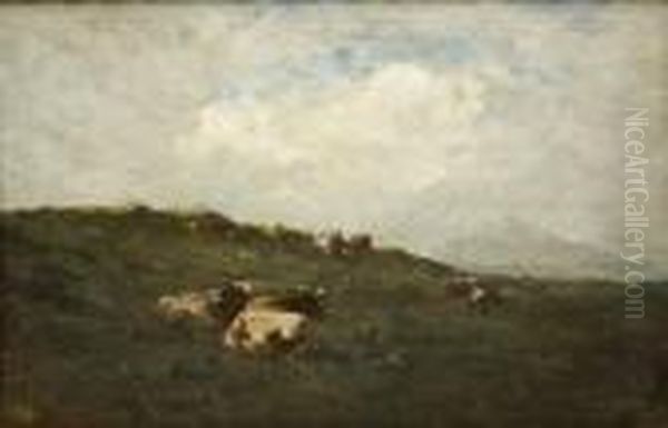 The Crest Of The Hill Oil Painting by Nathaniel Hone