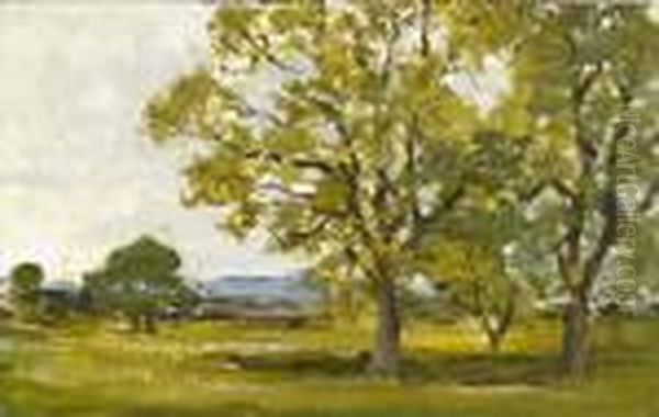 Pastoral Landscape Oil Painting by Nathaniel Hone