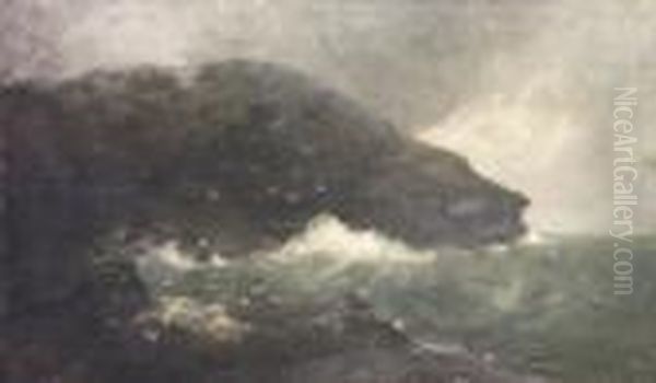 Storm Off Kilkee, Co. Clare Oil Painting by Nathaniel Hone