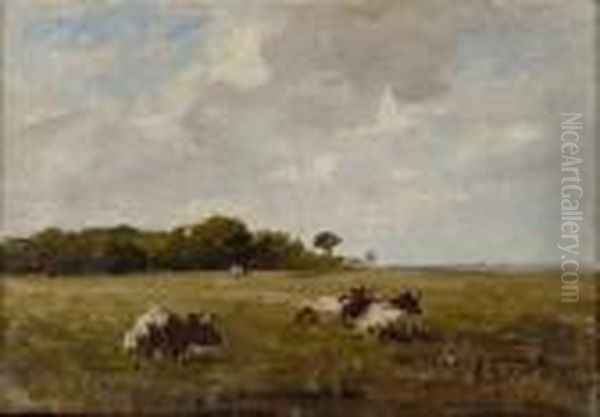 Cows At Malahide Oil Painting by Nathaniel Hone