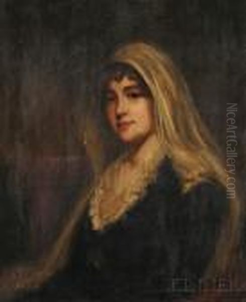 Portrait Of Lady Mackintosh Oil Painting by John Hoppner