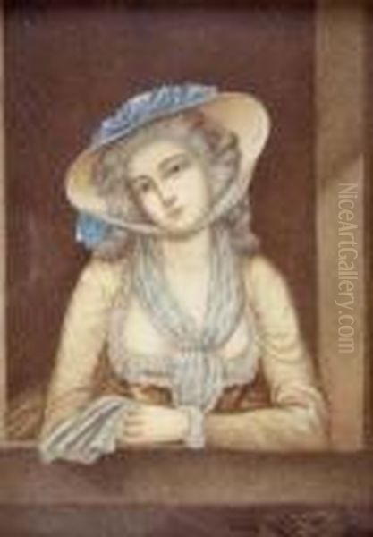 Mrs. Phoebehoppner Oil Painting by John Hoppner