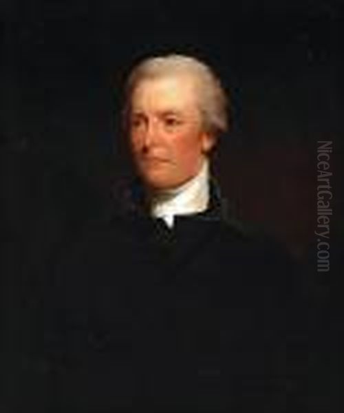 A Portrait Of William Pitt The Younger Oil Painting by John Hoppner