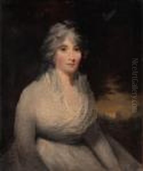 Lady Margaret Falconer Oil Painting by John Hoppner