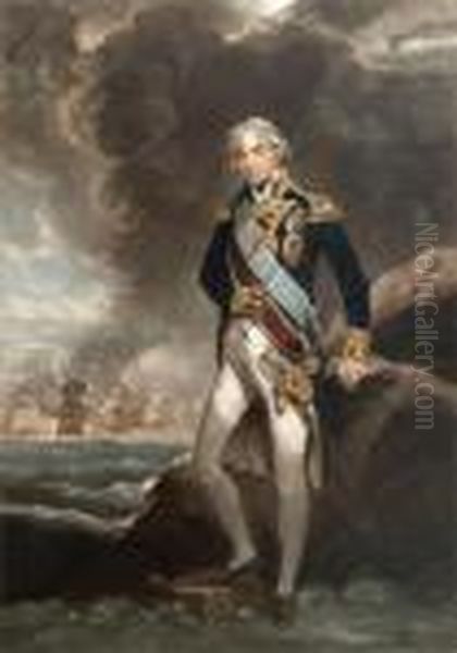 Lord Nelson Oil Painting by John Hoppner