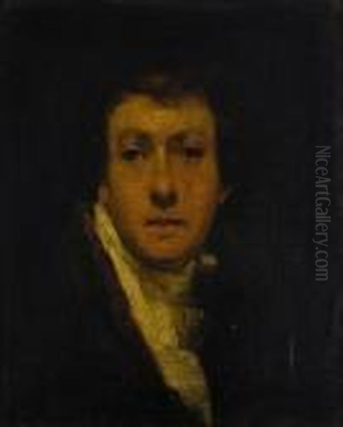 Portrait Of The Honorable Arthur Wellesley, 1st Duke Of Wellington Oil Painting by John Hoppner