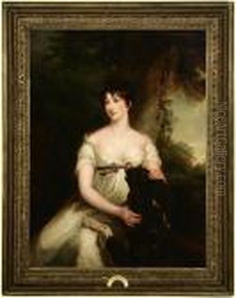 Louisa, Lady Bagot Oil Painting by John Hoppner