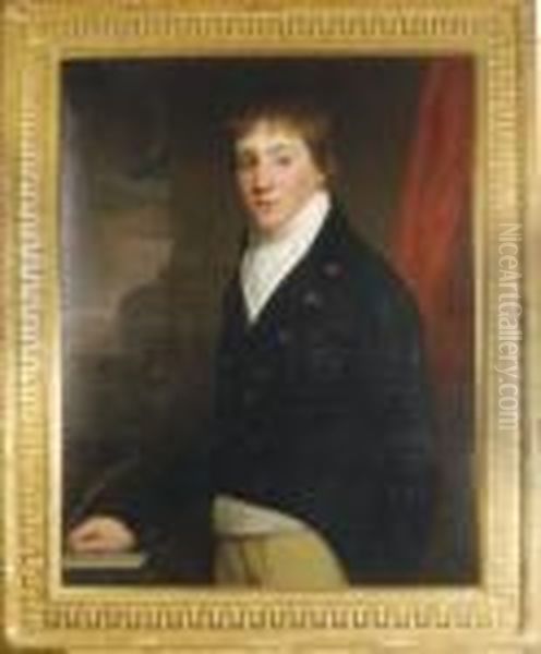 Portrait Of A Boy Oil Painting by John Hoppner