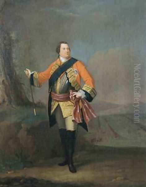 William Augustus 1721-65 Duke of Cumberland 1750 Oil Painting by David Morier