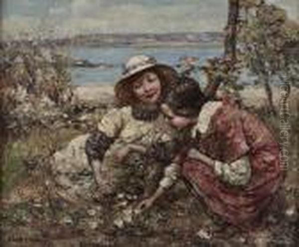 Brighouse Bay Oil Painting by Edward Atkinson Hornel