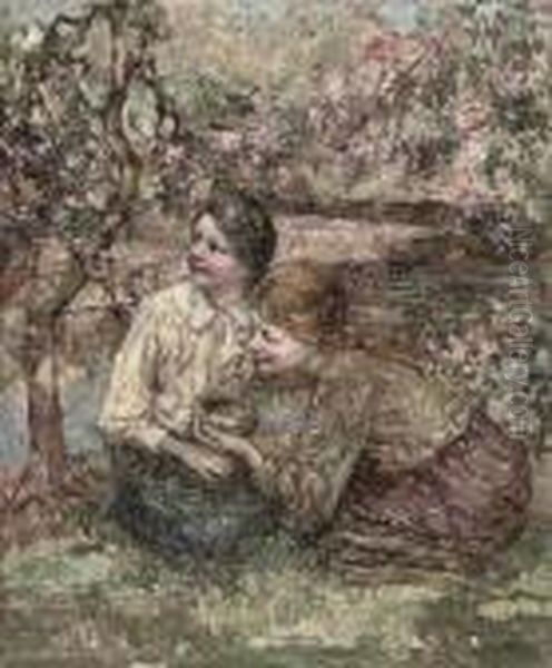 The Bird's Nest Oil Painting by Edward Atkinson Hornel