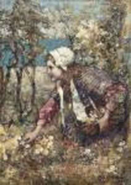 By The Sea Oil Painting by Edward Atkinson Hornel