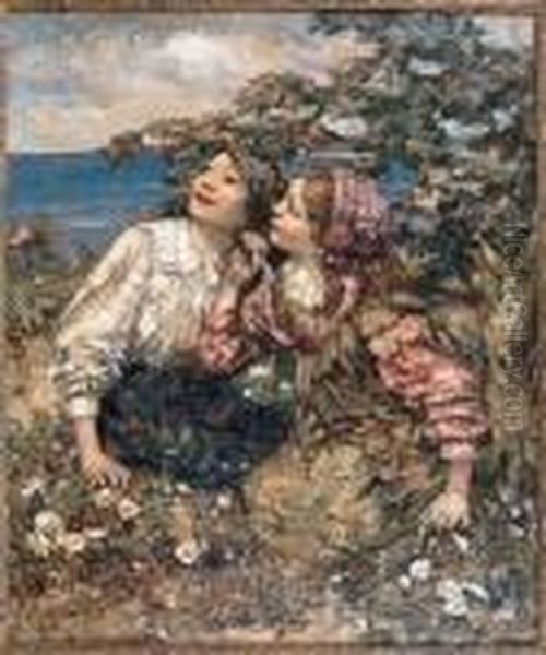 The Sound Of The Lark Oil Painting by Edward Atkinson Hornel