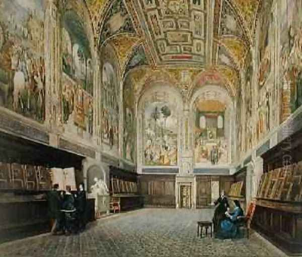 The Piccolomini Library Siena Oil Painting by Vincenzo Marchi