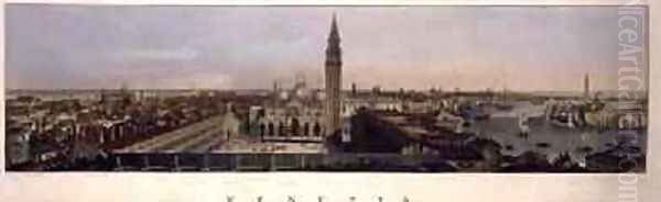 View of St Marks Square Venice Oil Painting by Majocchi, P.