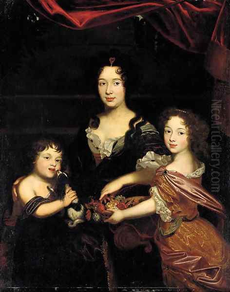 Portrait of a lady, said to be Countess Mancini Oil Painting by Mignard, Pierre II