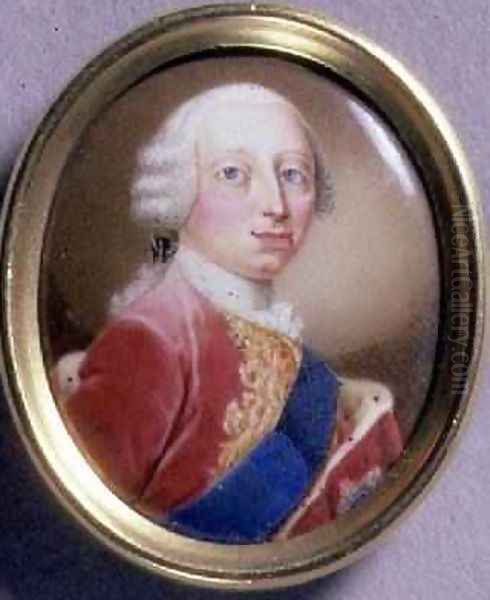 Portrait Miniature of Frederick Louis Oil Painting by Gaetano Manini