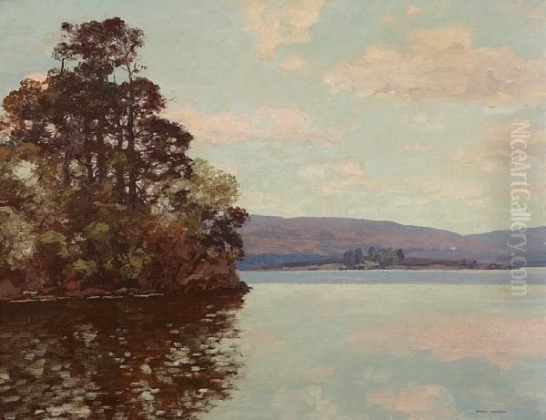 Loch Awe Oil Painting by George Houston