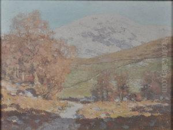 Winter Morning, Lochgoilhead Oil Painting by George Houston