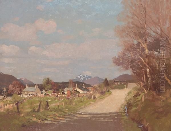 Spring Sunshine Oil Painting by George Houston