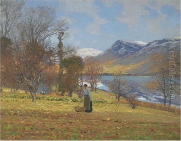 Springtime, Lochgoilhead Oil Painting by George Houston