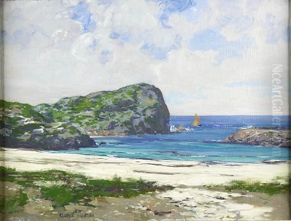 Iona Oil Painting by George Houston