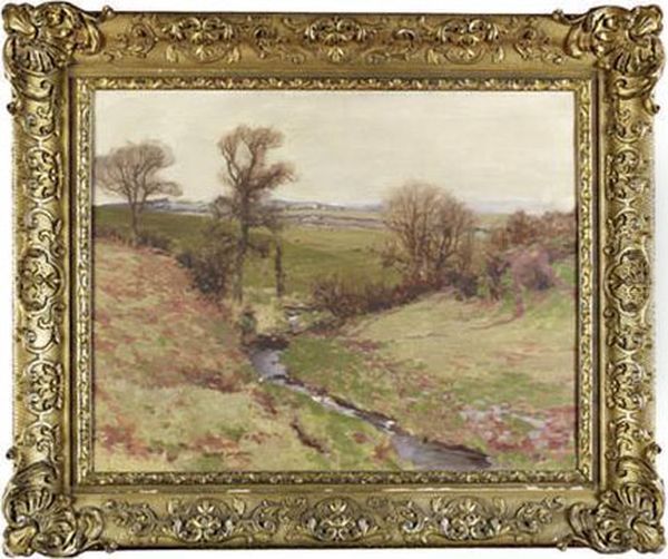 Spring In Ayrshire Oil Painting by George Houston