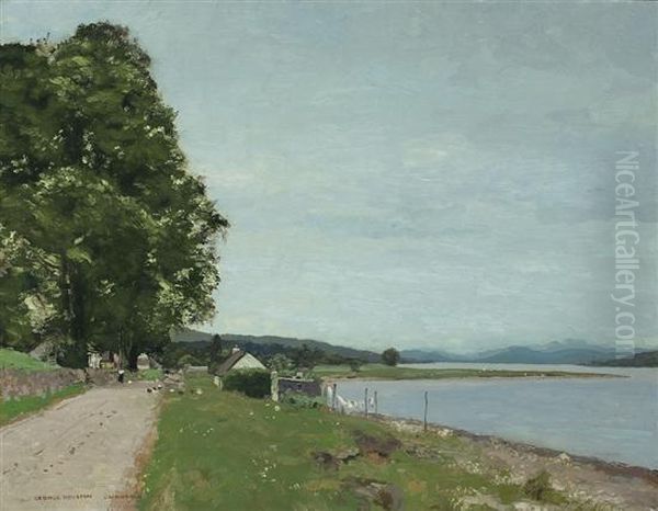 Cairndow Oil Painting by George Houston