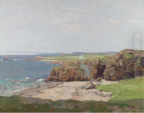 Turnberry Links Oil Painting by George Houston