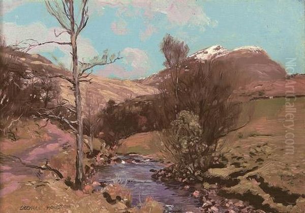 Loch Goil And Ben Lochain Oil Painting by George Houston