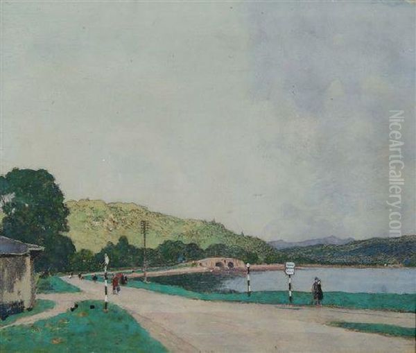 Inverary Oil Painting by George Houston