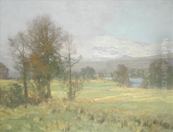 Spring In Thehighlands Oil Painting by George Houston