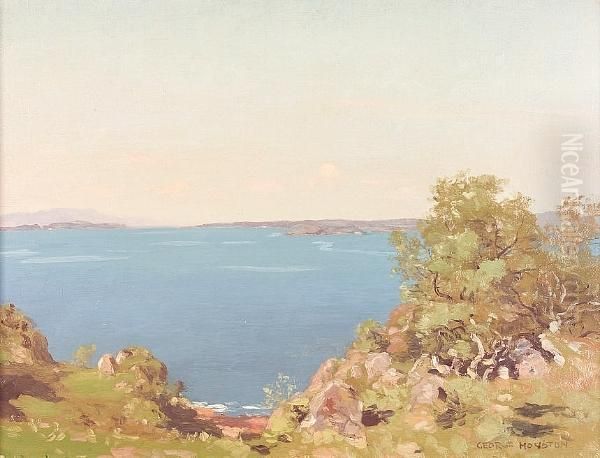 Near Crinan Oil Painting by George Houston