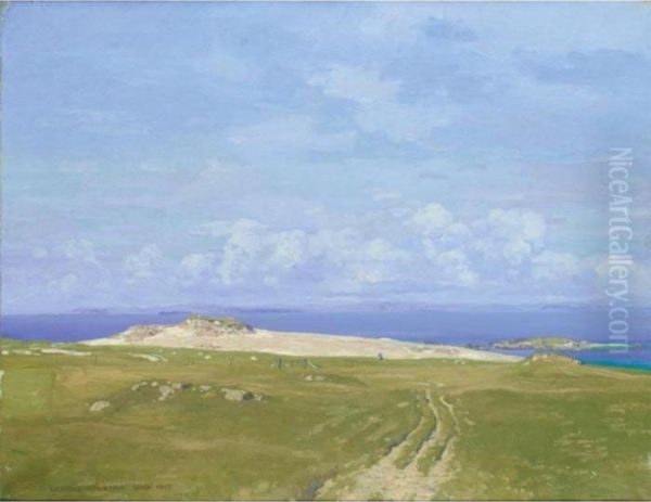 Iona Oil Painting by George Houston