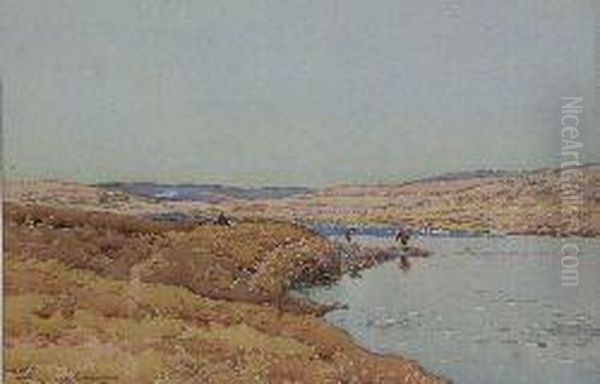 On The Naver , Sutherland Oil Painting by George Houston