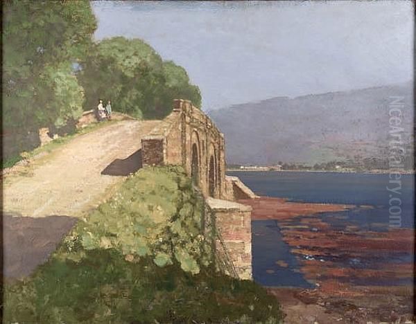 The Bridge At Inveraray Oil Painting by George Houston