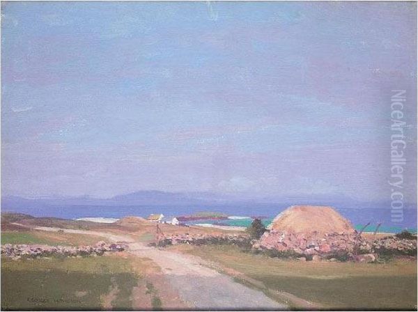 The Isle Of Tiree Oil Painting by George Houston