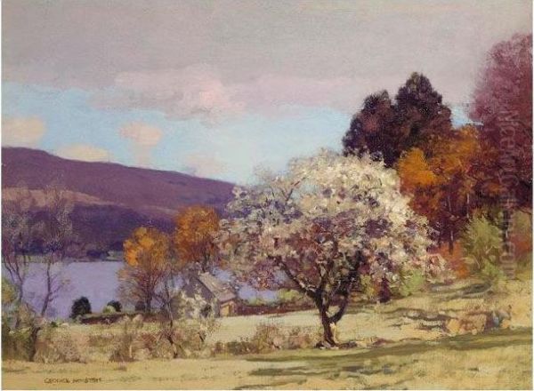 Loch Tay Oil Painting by George Houston