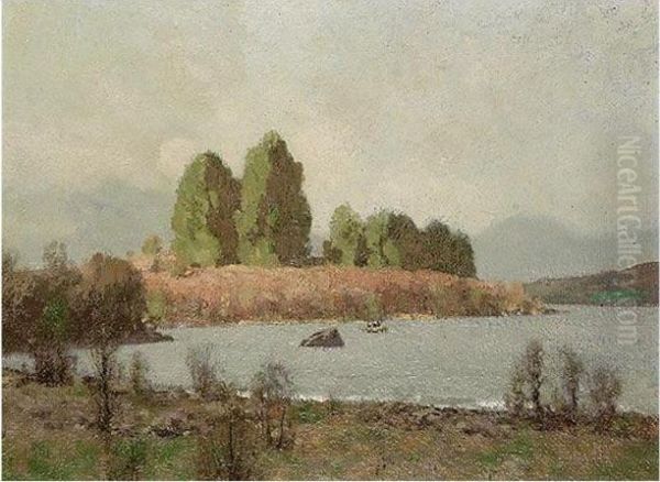 Loch Awe Oil Painting by George Houston