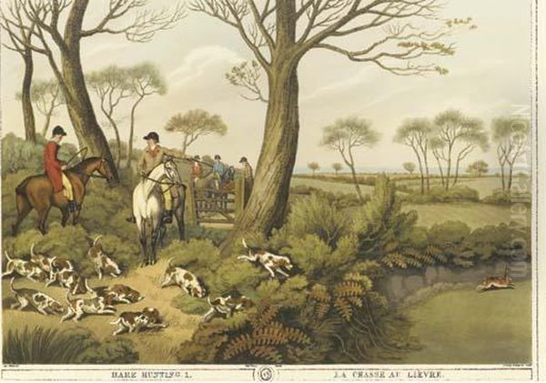 Orme's Collection Of British Field Sports: Eight Plates Oil Painting by Samuel Howitt