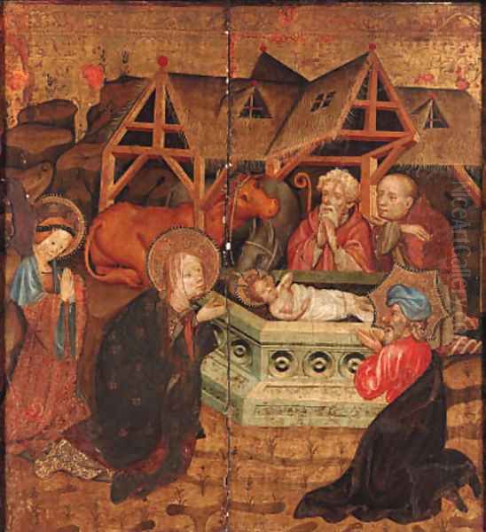 The Adoration of the Shepherds Oil Painting by Joan Mates