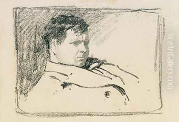 Frank Brangwyn 1885 Oil Painting by Phil May