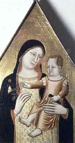 Madonna and Child 1340 by di Mezzana (Migliore di Cino) Maestro