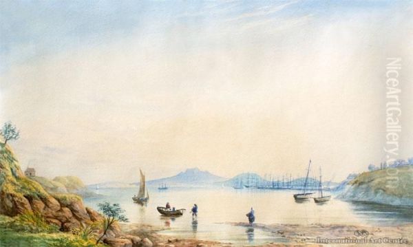 St. Marys Bay Oil Painting by John Barr Clarke Hoyte