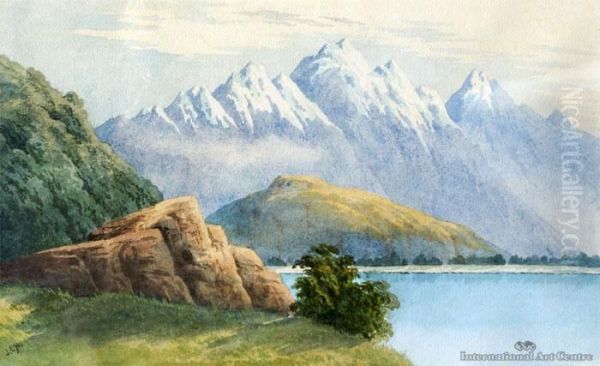 Remarkables Oil Painting by John Barr Clarke Hoyte